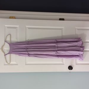 Purple halter maxi dress size small